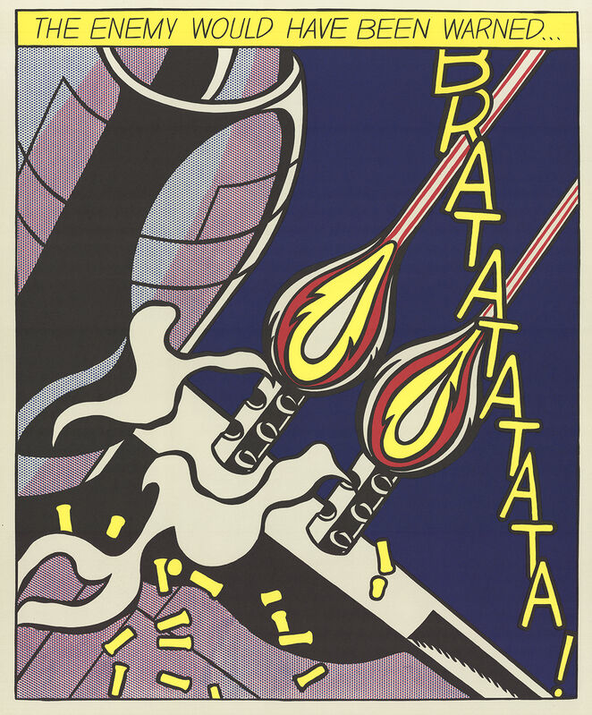 Roy Lichtenstein, ‘The Enemy Would Have Been Warned (Panel 2)’, 1964, Posters, Offset Lithograph, ArtWise