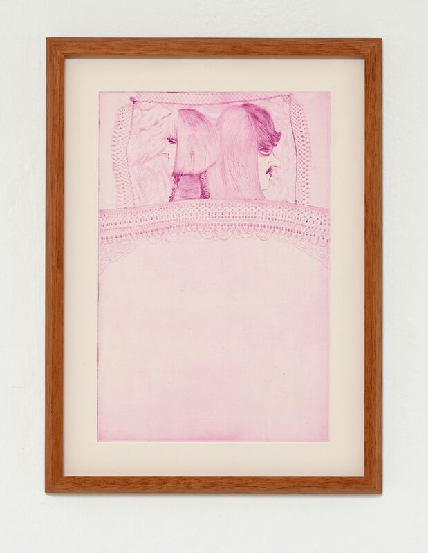 Dorota Jurczak, ‘W łóżku (III)’, 2019, Drawing, Collage or other Work on Paper, Drypoint, Sies + Höke
