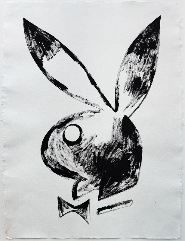 Andy Warhol, ‘PLAYBOY BUNNY’, 1985, Drawing, Collage or other Work on Paper, SYNTHETIC POLYMER PAINT ON HMP PAPER, Gallery Art