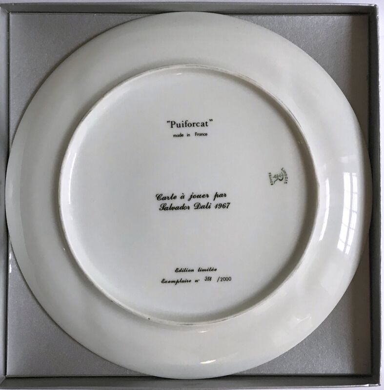 Salvador Dalí, ‘Queen of Hearts’, 1967, Design/Decorative Art, Limited Edition Limoges Porcelain Plate. Signature Fired into Plate. Numbered with COA, Alpha 137 Gallery