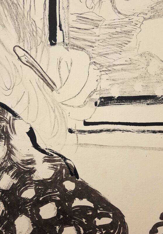 David Hockney, ‘Ann Combing Her Hair’, 1979, Print, Lithograph, Graves International Art
