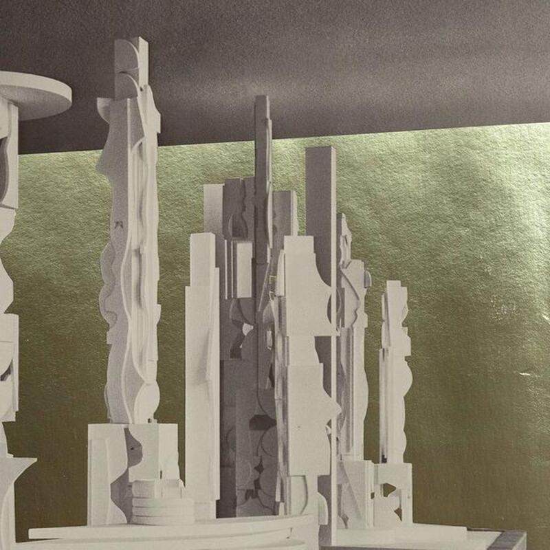 Louise Nevelson, ‘Bicentennial Dawn’, 1976, Drawing, Collage or other Work on Paper, Screen print with gold foil on paper, Caviar20