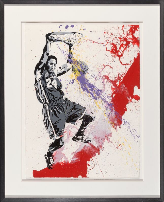Mr. Brainwash, ‘Number 24 (Red Splash)’, 2009, Print, Screenprint and spray paint with acrylic hand embellishments on Textured Archival Art paper, Heritage Auctions
