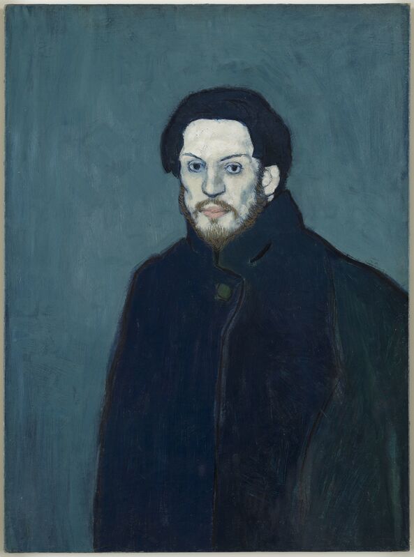 Pablo Picasso, ‘Autoportrait (Self-portrait)’, 1901, Painting, Oil on canvas, Musée Picasso Paris