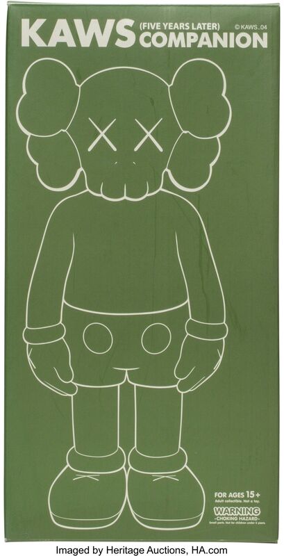 KAWS, ‘Companion, Five Years Later (Glow in the Dark)’, 2004, Sculpture, Cast vinyl, Heritage Auctions