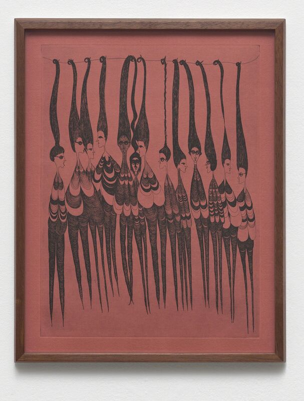 Dorota Jurczak, ‘Woalka’, 2009, Drawing, Collage or other Work on Paper, Etching, Sies + Höke