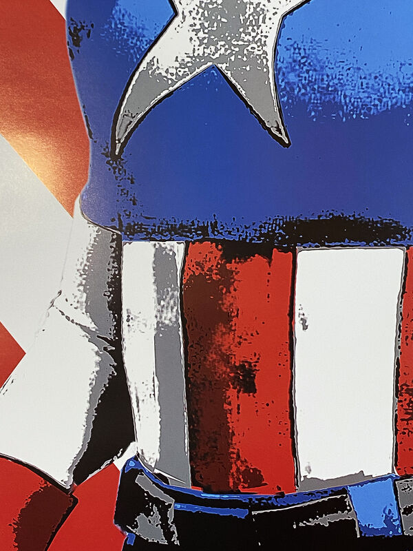 Mr. Brainwash, ‘'Obama Captain America'’, 2012, Print, Offset lithograph print on satin poster paper.  Exclusive release by the artist from Art Basel, Miami, 2012., Signari Gallery