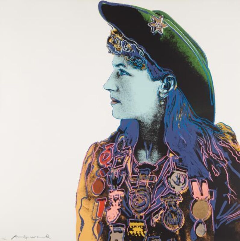Andy Warhol, ‘Annie Oakley, from Cowboys and Indians’, 1986, Print, Screenprint in colors, on Lenox Museum Board, Upsilon Gallery
