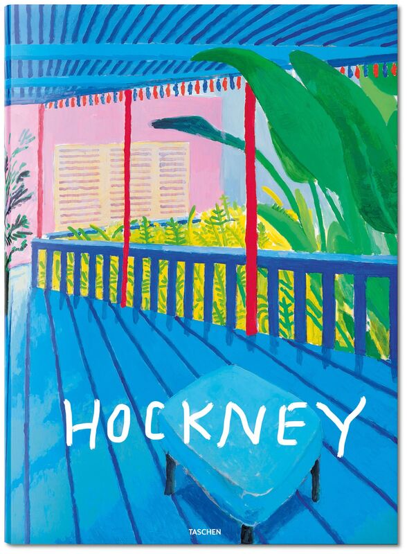 David Hockney, ‘David Hockney. A Bigger Book. Art Edition A, No. 1–250’, 2016, Other, Hardcover, 498 pages, 13 fold-outs, 50 x 70 cm (19.7 x 27.5 in.); with iPad drawing Untitled, 329, 2010, signed by the artist and numbered, 8-color ink–jet print on cotton-fibre archival paper, 33 x 44 cm (12.9 x 17.3 in.) on 43.2 x 56 cm (17 x 22 in.) paper; an adjustable bookstand by Marc Newson; and an illustrated 680-page chronology book, TASCHEN