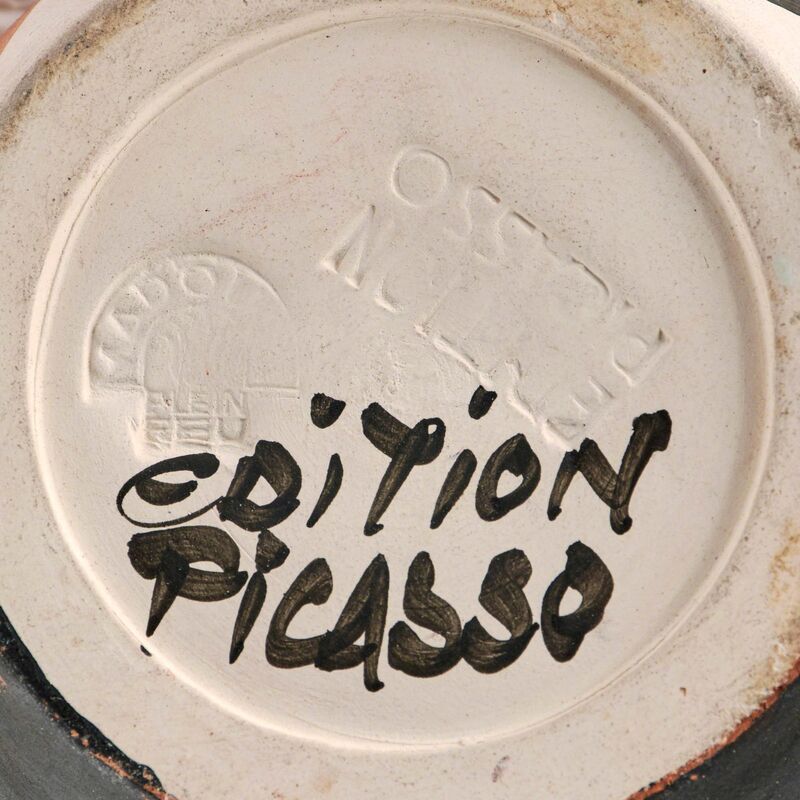 Pablo Picasso, ‘Visage (Alain Ramié 288)’, 1955, Design/Decorative Art, Painted and partially glazed (interior only) white ceramic pitcher, Doyle