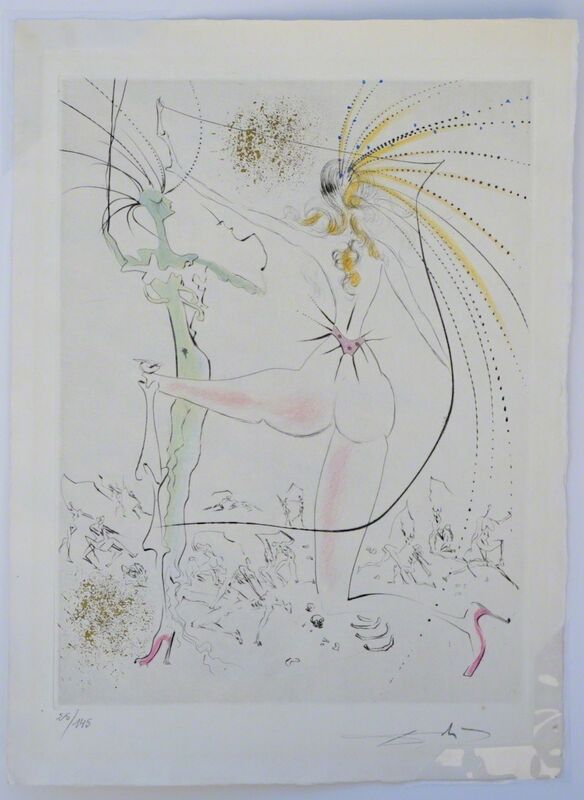 Salvador Dalí, ‘La Venus aux Fourrures The Piquant Buttocks ’, 1968, Print, Etching, Fine Art Acquisitions Dali 