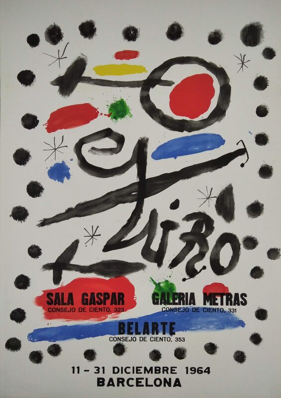 Joan Miró, ‘Lithographic poster’, 1964, Ephemera or Merchandise, Paper, promoart21