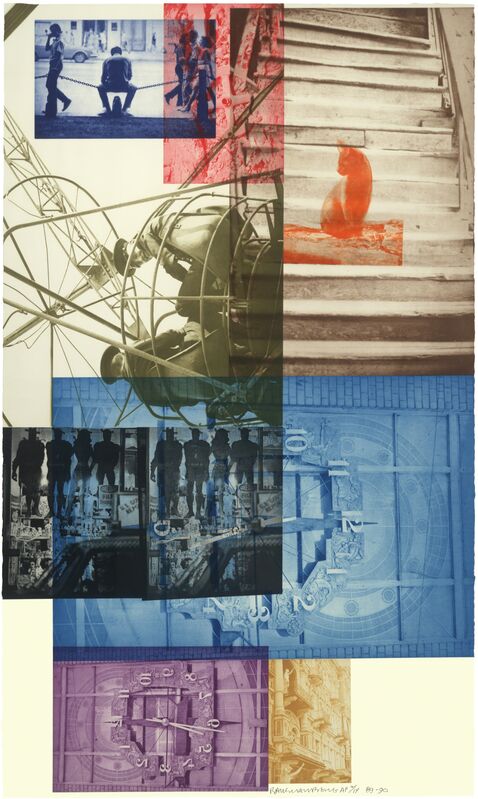 Robert Rauschenberg, ‘Soviet/American Array III’, 1990, Print, Intaglio
in 9 colors on Saunders paper, Universal Limited Art Editions