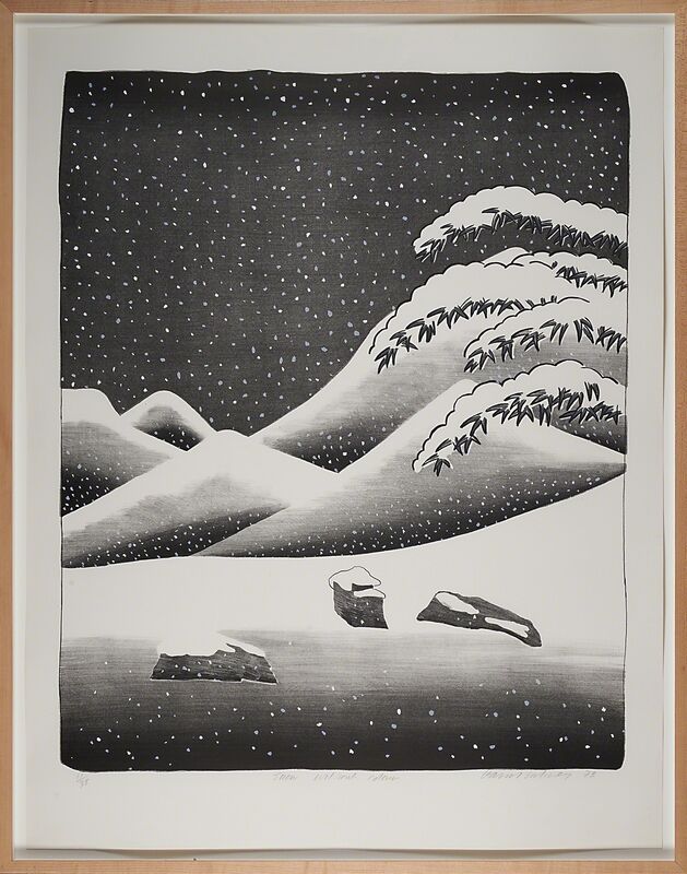 David Hockney, ‘Snow Without Colour’, 1973, Print, Lithograph and screenprint in colors on Arjomari mould-made paper (framed), Rago/Wright/LAMA