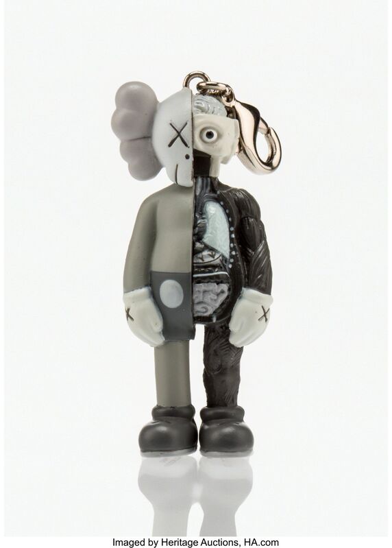 KAWS, ‘Dissected Companion Keychain (Grey)’, 2010, Other, Painted cast vinyl, Heritage Auctions