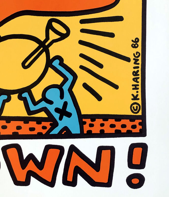 Keith Haring, ‘Crack Down!’, 1987, Posters, Offset lithograph in colors, Lot 180 Gallery