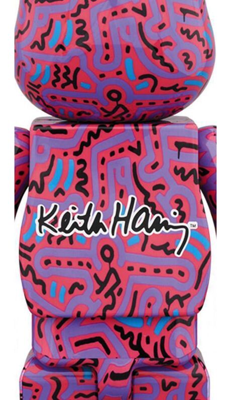 Keith Haring, ‘Keith Haring Bearbrick 1000% Companion (Haring BE@RBRICK)’, 2018, Ephemera or Merchandise, Painted vinyl cast resin figure, Lot 180 Gallery