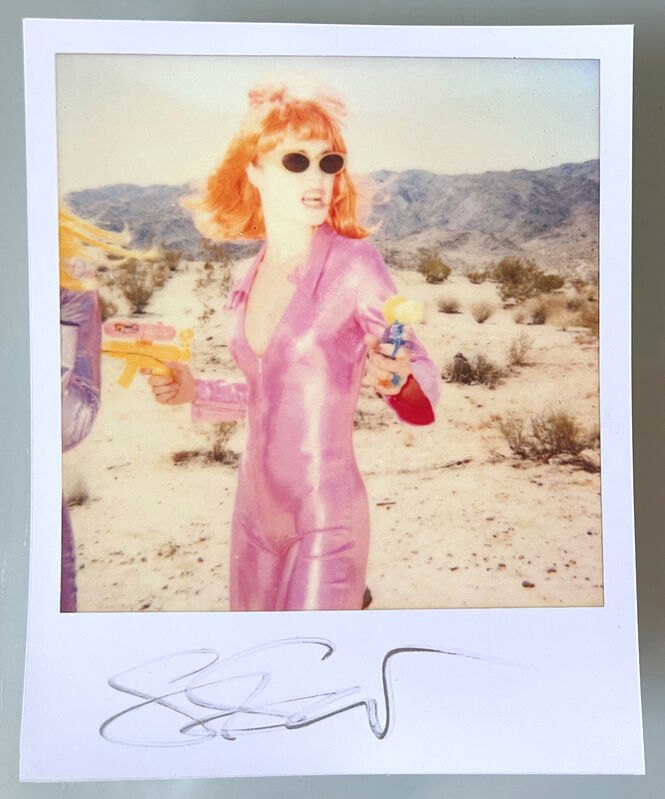 Stefanie Schneider, ‘Stefanie Schneider Polaroid sized unlimited Mini 'Radha Shooting I'’, 1999, Photography, Archival C-Print, based on a Polaroid, Instantdreams