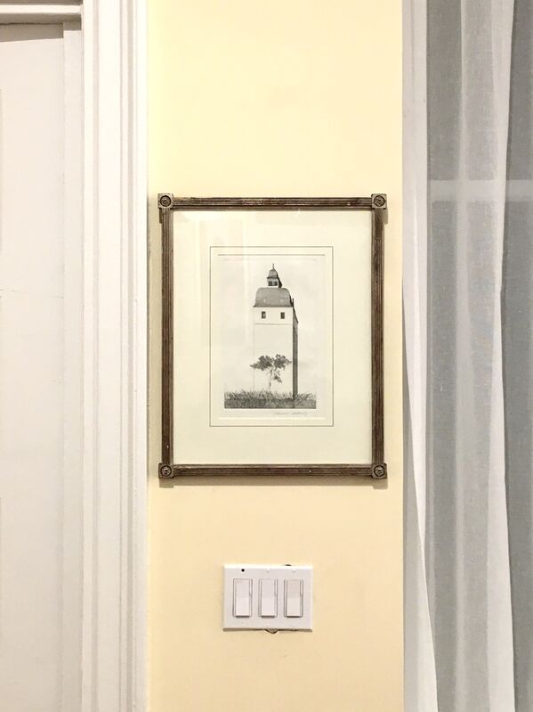 David Hockney, ‘The Bell Tower’, 1969, Print, Etching and aquatint on paper, Woodward Gallery