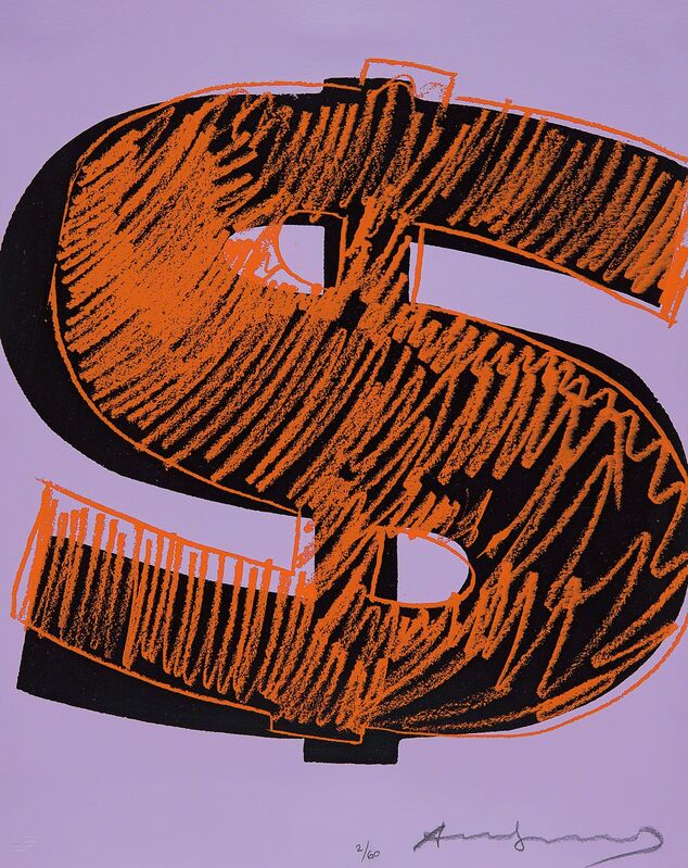 Andy Warhol, ‘$(1)’, 1982, Print, Unique screenprint in colours, on Lenox Museum board, the full sheet., Phillips