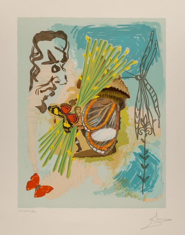 Salvador Dalí, ‘The Overseer, from Ivanhoe’, 1978, Print, Lithograph in colors on Arches paper, Heritage Auctions