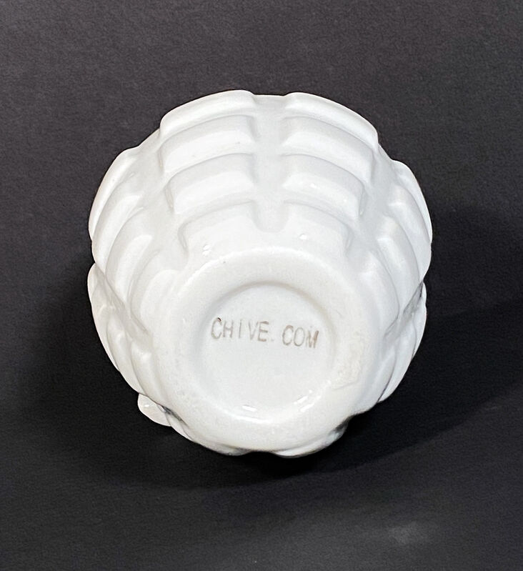 Banksy, ‘'Pomegrenade' Ceramic Vase’, 2020, Ephemera or Merchandise, Glazed white, ceramic grenade vase., Signari Gallery