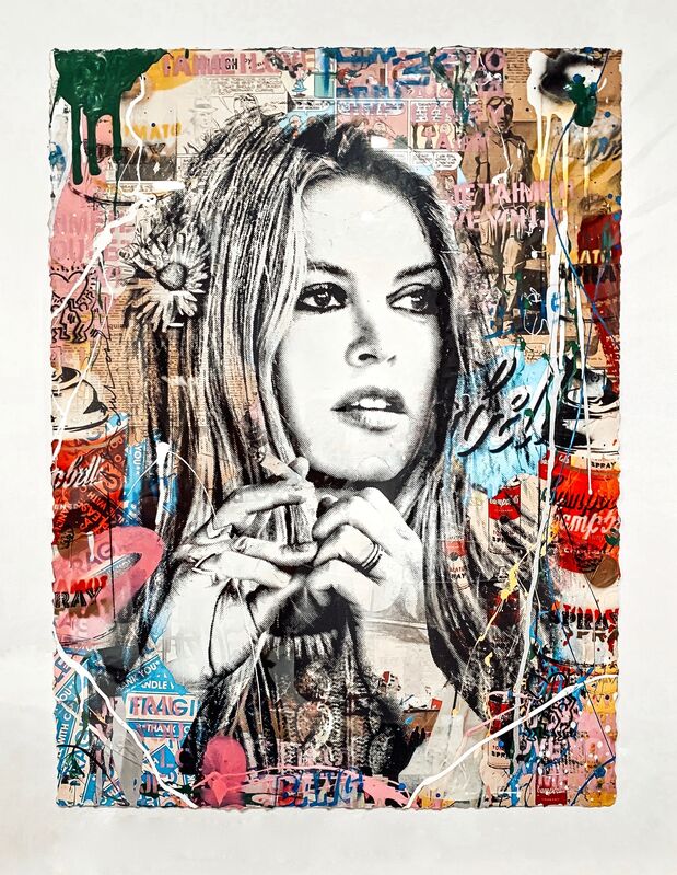 Mr. Brainwash, ‘Brigitte Bardot’, 2018, Mixed Media, Silkscreen and mixed media on paper, Artsy x Forum Auctions