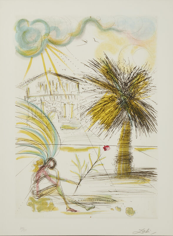 Salvador Dalí, ‘San Francisco Suite, ''Chinatown'', ''City Hall'', ''Golden Gate Bridge'', ''Mission Dolores'' and ''Telegraph Hill'' (five works)’, 1970, Print, Each: Etching and drypoint with color lithography on BFK Rives paper under glass, John Moran Auctioneers