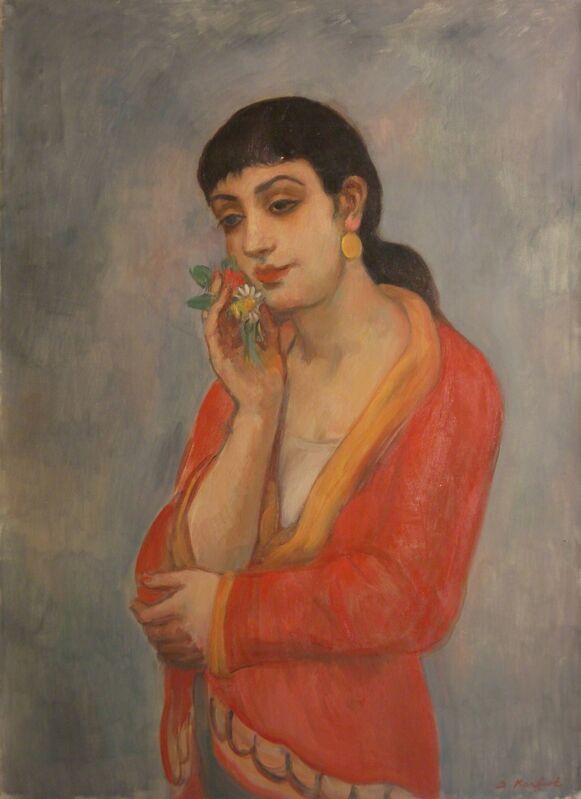 Bernard Karfiol, ‘Havana Beauty’, ca. 1945, Painting, Oil on Canvas, Forum Gallery