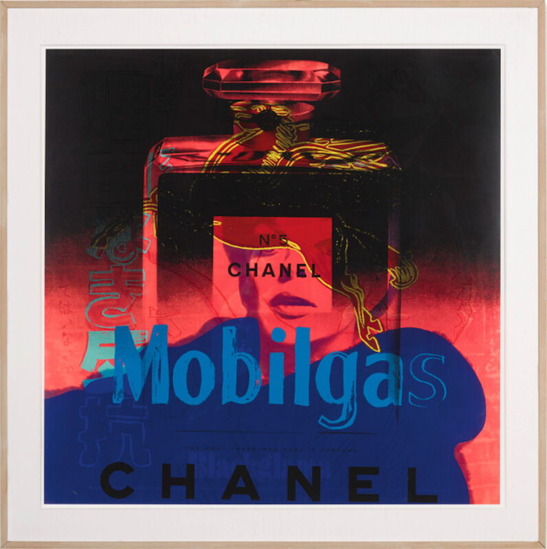 Andy Warhol, ‘Ads: Chanel / Rebel / Mobil / Blackglama’, 1985, Print, Screenprint on Woven Paper, Revolver Gallery