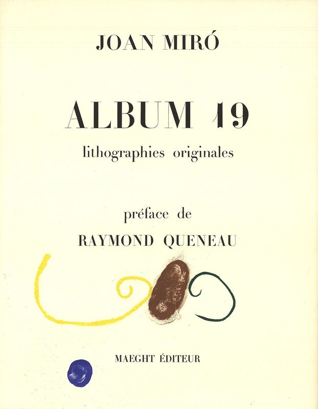 Joan Miró, ‘Album 19’, 1961, Ephemera or Merchandise, Lithograph, ArtWise