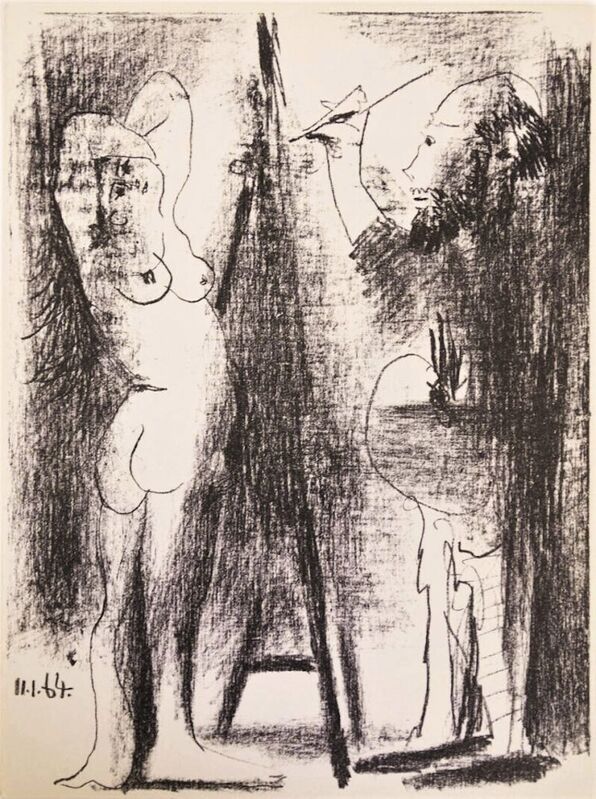 Pablo Picasso, ‘Le Peintre et Son Modèle’, 1964, Print, Original lithograph on Arches paper , michael lisi / contemporary art