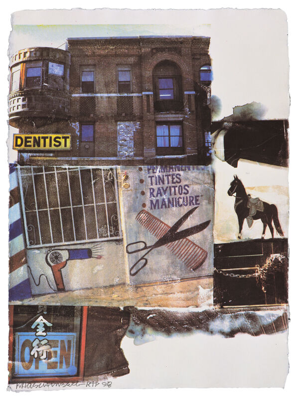 Robert Rauschenberg, ‘LA Uncovered #10’, 1998, Print, 16 color screenprint, Gemini G.E.L.