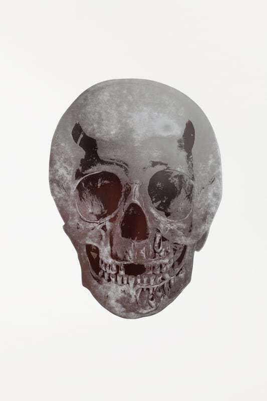 Damien Hirst, ‘Silver Gloss/Chocolate Skull’, 2009, Print, 2 colour foil back on 300gsm Arches 88 paper, Tate Ward Auctions
