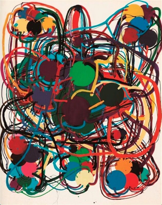 Atsuko Tanaka, ‘Work’, 1976, Painting, Vinyl paint on canvas, de Sarthe Gallery