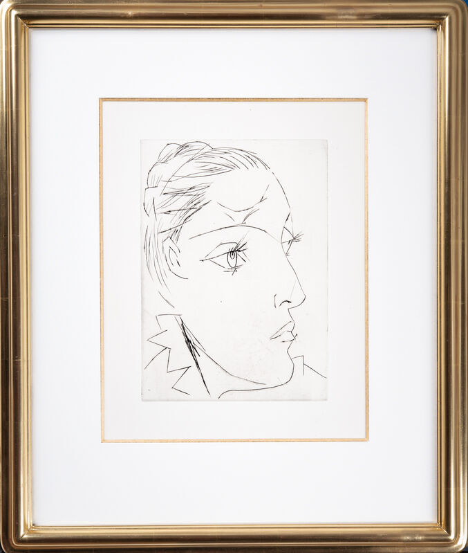 Pablo Picasso, ‘Portrait of Dora Maar Au Chignon’, 1961, Print, Drypoint, Odon Wagner Gallery