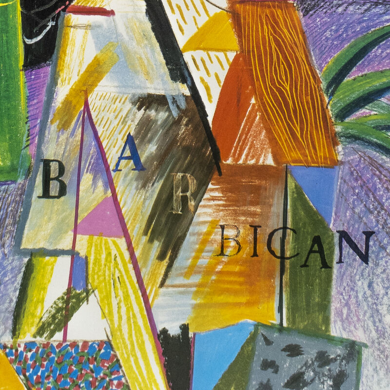 David Hockney, ‘Barbican Centre for the Arts, Miami 1982 (Detail from Cubistic Bar 1980)’, 1982, Posters, Offset lithograph, Petersburg Press 
