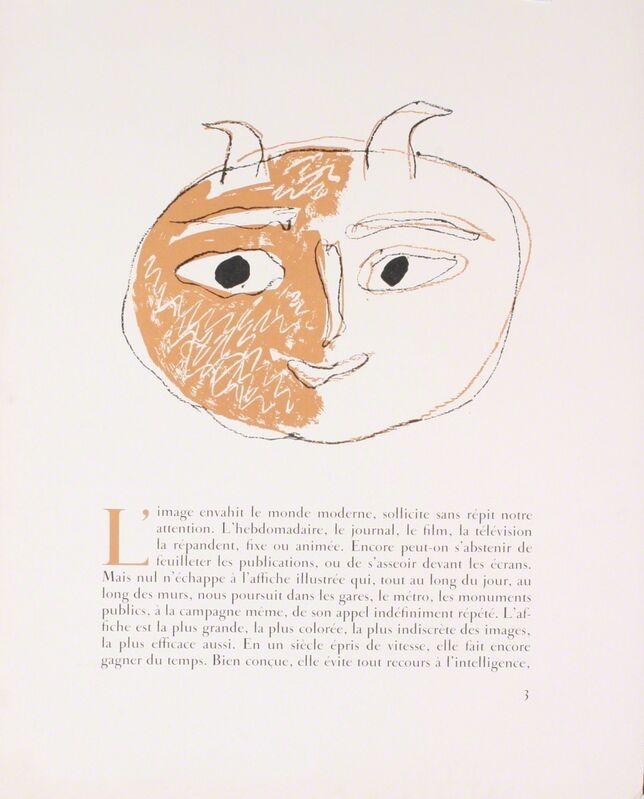 Pablo Picasso, ‘Second Vallauris’, 1948, Print, Stone Lithograph, ArtWise
