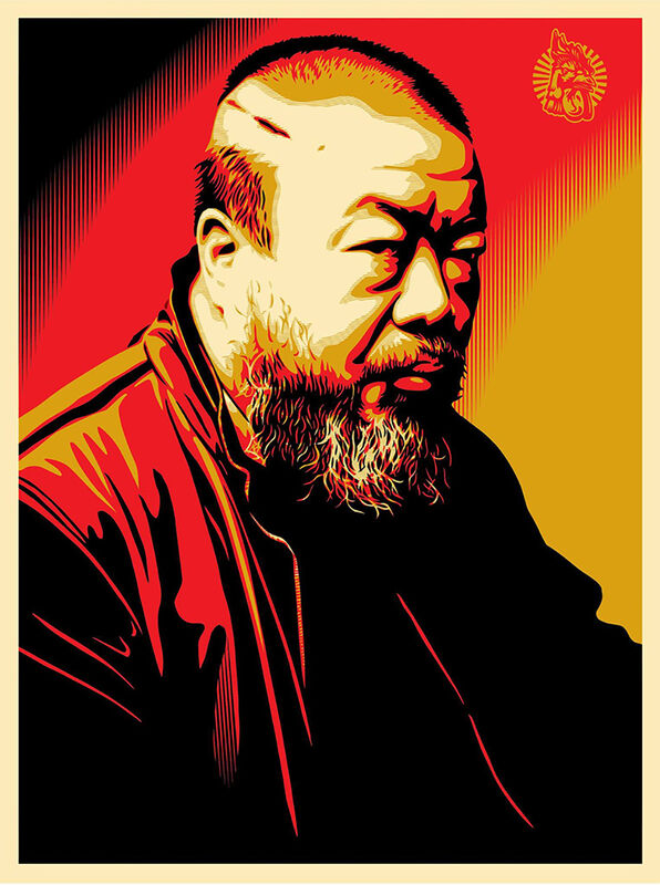 Shepard Fairey, ‘Tribute to Ai Weiwei’, 2014, Print, Screen-print, Composition.Gallery