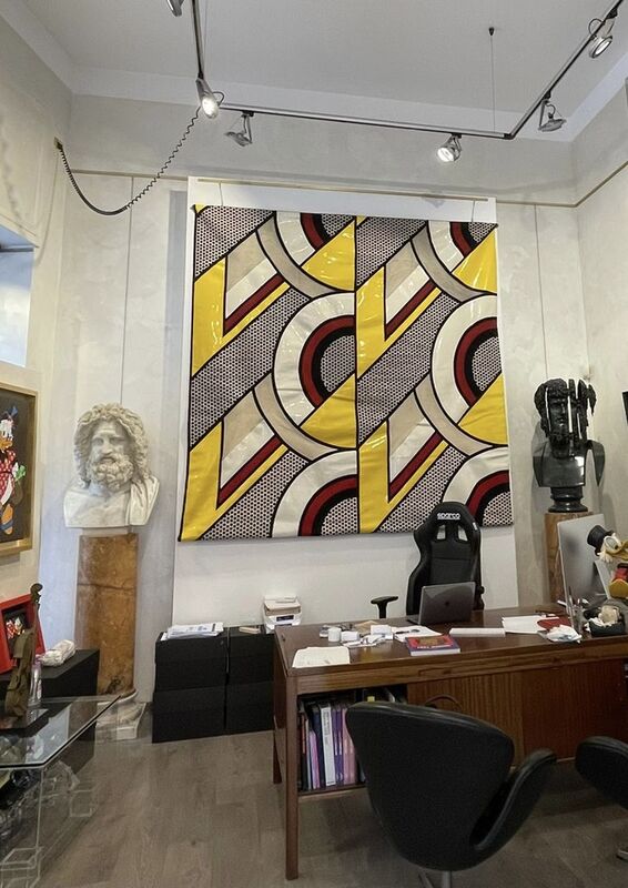 Roy Lichtenstein, ‘Modern Banner’, 1970, Textile Arts, Vinyl and texture, EF ARTE