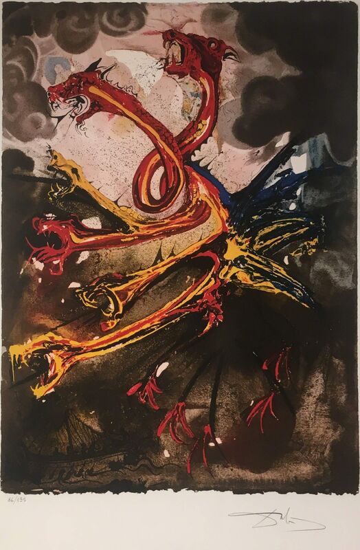 Salvador Dalí, ‘Les Hydres - The Hydras’, 1974, Print, Lithograph on paper, Baterbys
