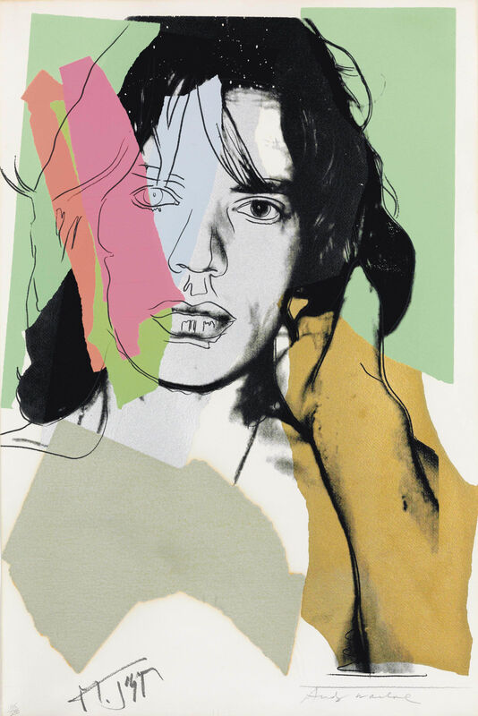 Andy Warhol, ‘Mick Jagger (F&S II.140)’, 1975, Print, Screenprint on Arches Aquarelle rough paper, MoonStar Fine Arts Advisors
