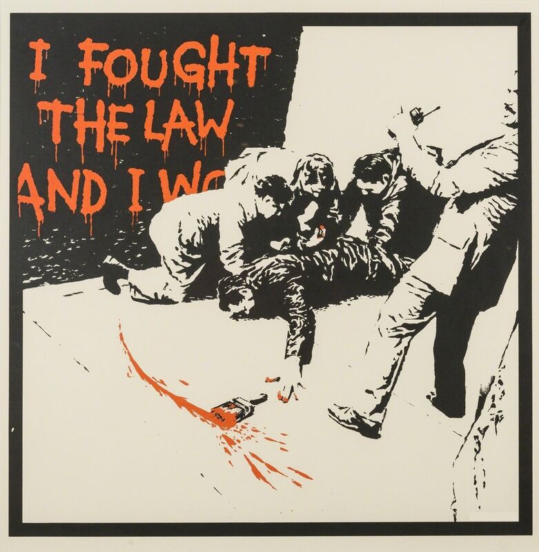 Banksy, ‘I Fought the Law’, 2004, Print, Screenprint in colours, Forum Auctions