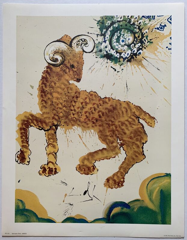 Salvador Dalí, ‘Aries’, 1969, Print, Offset lithograph and halftone, Puccio Fine Art