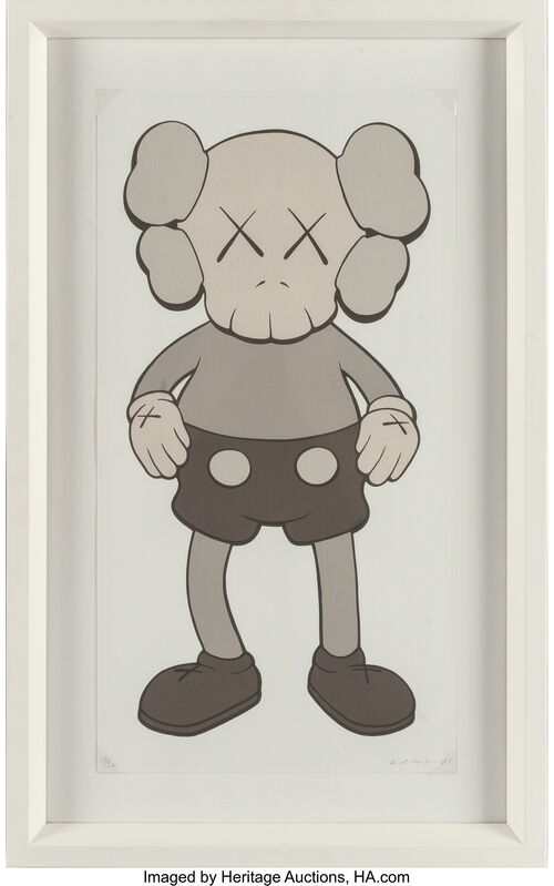 KAWS, ‘99 Companion (Gray)’, 2001, Print, Screenprint in colors on wove paper, Heritage Auctions