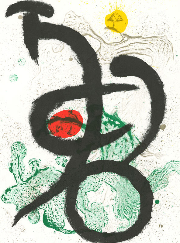 Joan Miró, ‘Joan Miró 1963 Lithograph Derrière Le Miroir’, 1963, Print, Offset lithograph, Lot 180 Gallery