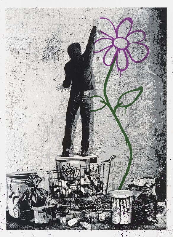 Mr. Brainwash, ‘Eternity’, 2013, Print, Hand finished screenprint in colours on art archival paper, Tate Ward Auctions