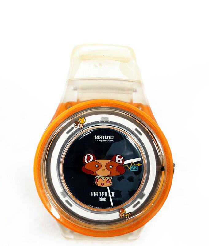 Takashi Murakami, ‘Hiropon II Bear Solar Citizen Watch’, 1998, Jewelry, Plush Toy and Watch, RoGallery