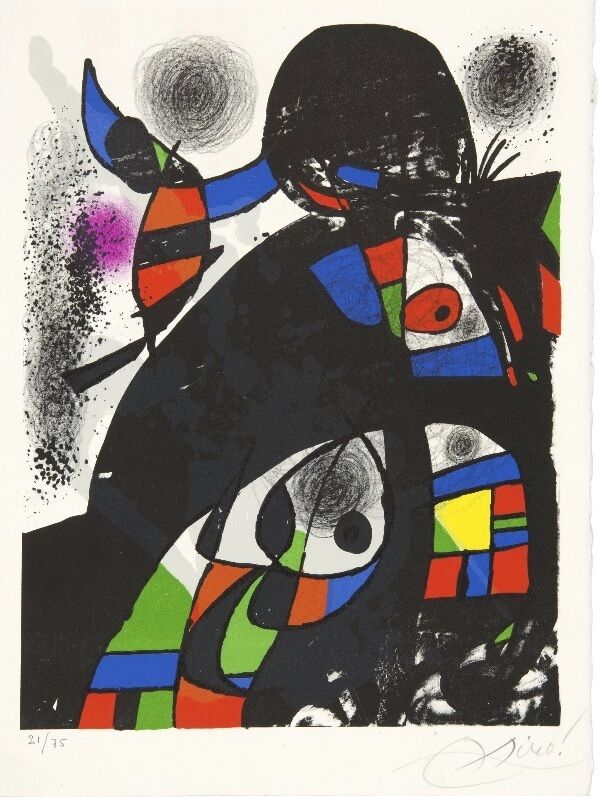 Joan Miró, ‘Hommage à San Lazzaro’, 1975, Print, Original lithograph on wove paper, Samhart Gallery