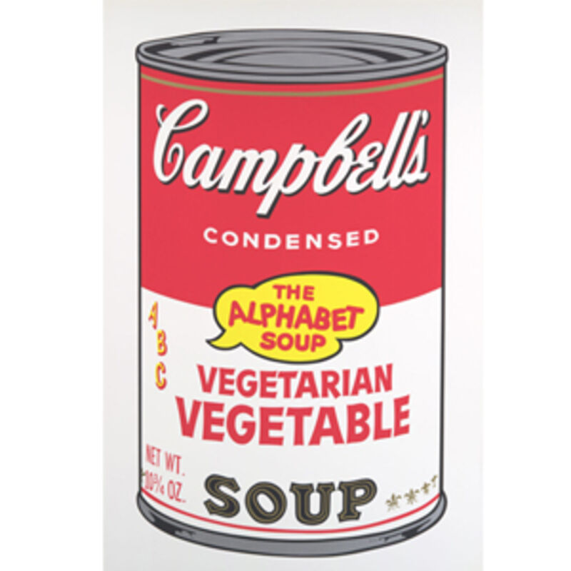 Andy Warhol, ‘Vegetarian Vegetable, from Campbell's Soup II (F. & S. II. 56)’, 1968, Print, Screenprint in colors on wove paper, David Benrimon Fine Art
